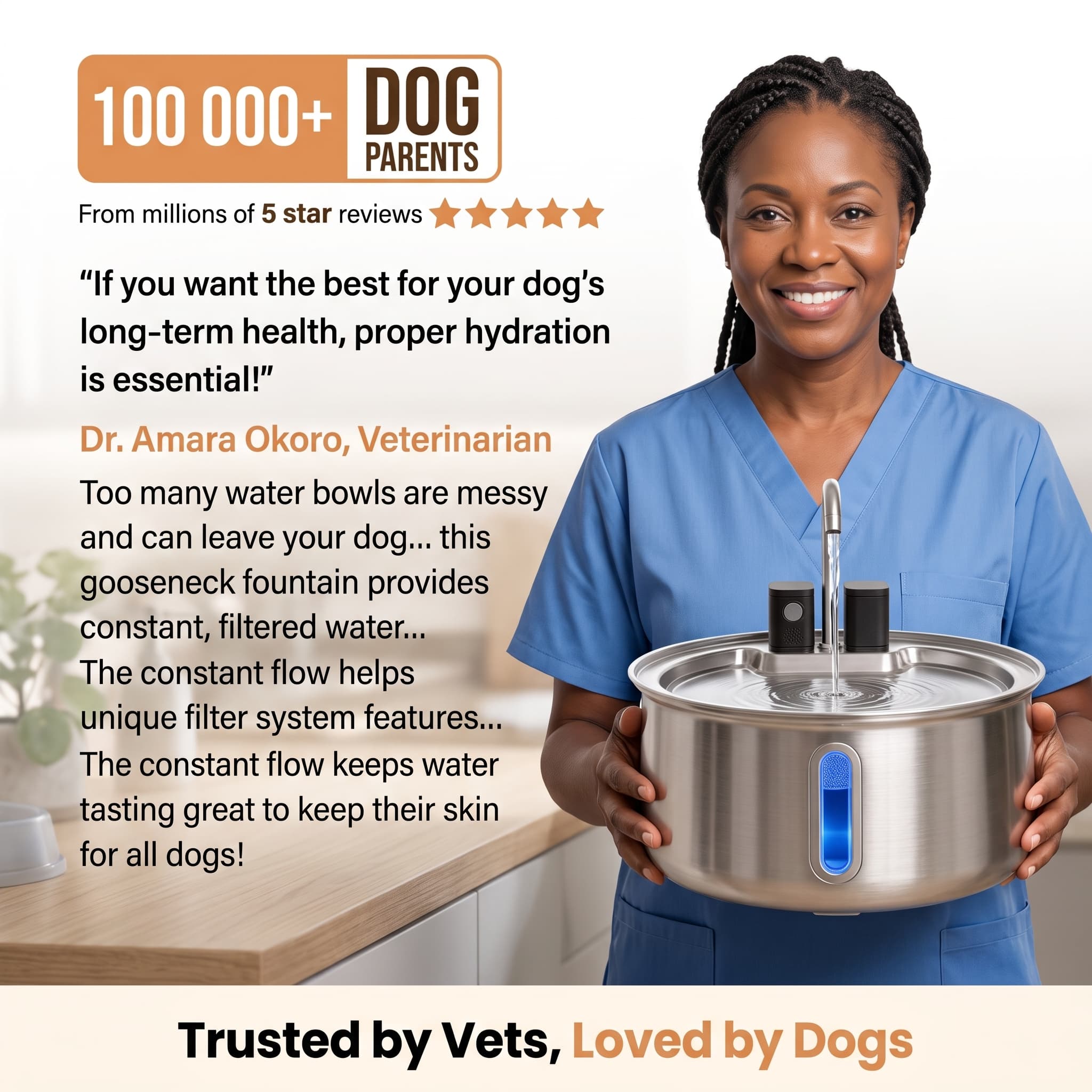 PureFlow™ Pet Water Fountain Health Bundle — view 3