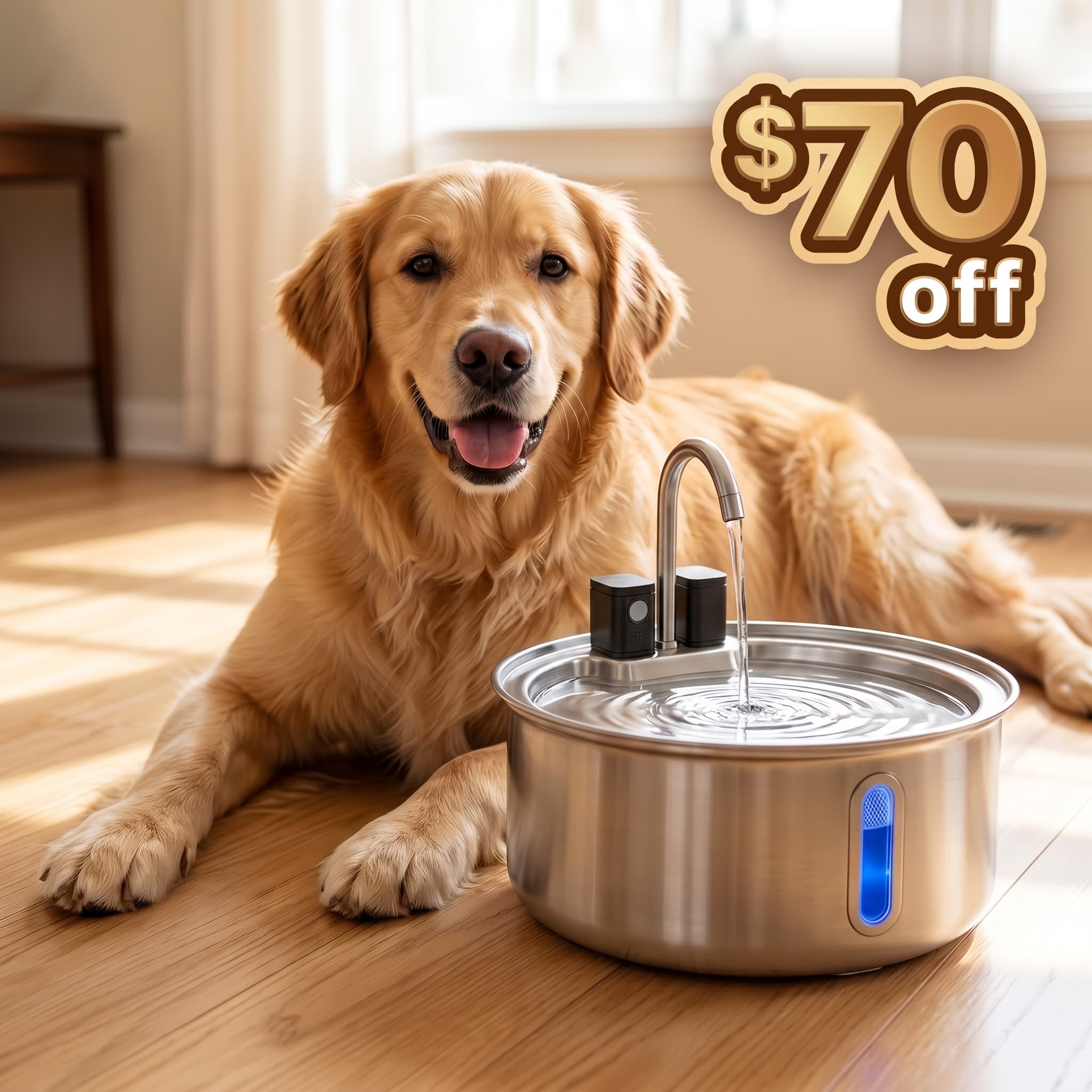 PureFlow™ Pet Water Fountain Health Bundle — view 1